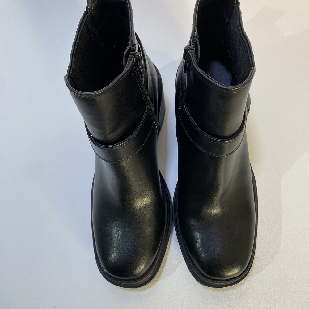 Sincerely Jules Combat Boots Size 8 Dolphin Black 3" Lug Sole - Picture 5 of 16